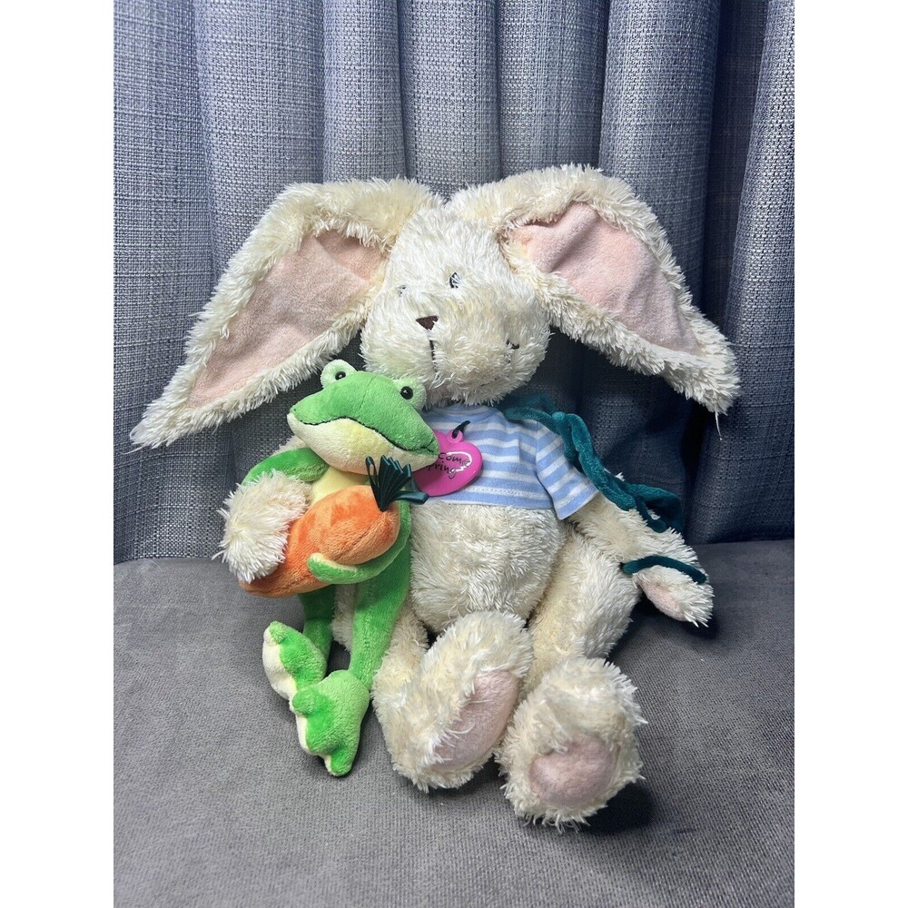 Commonwealth Rabbit Plush Frog Carrot Bunny Spring Stuffed Animal Toy Easter
